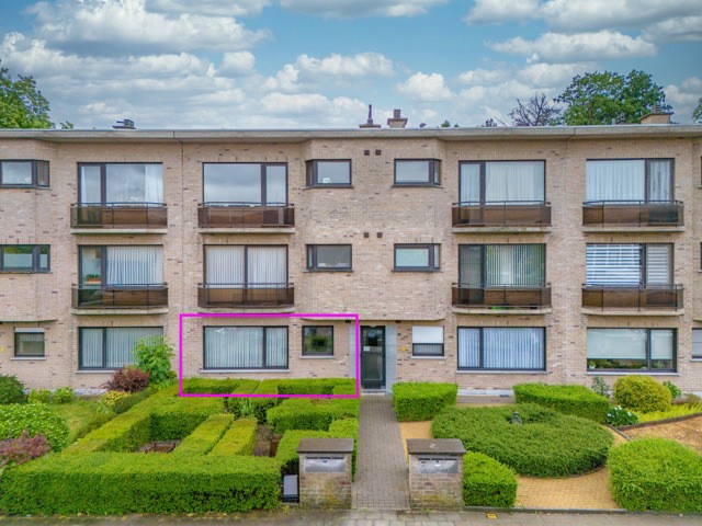 Gezellig gelijkvloersappartement met tuin en garage nabij het centrum van Kapellen